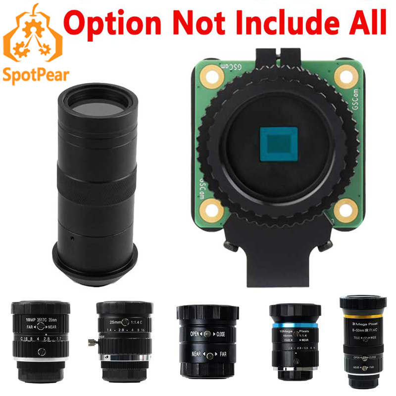 كاميرا Raspberry Pi Global Shu - مراجعة Raspberry Pi Global Shutter Camera Imx296 وسعره