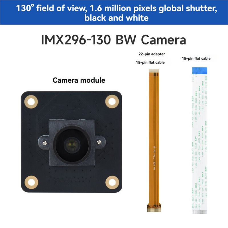 B29C-IMX296 1456X1088 1.6MP BW - مراجعة Raspberry Pi Global Shutter Camera Imx296 وسعره