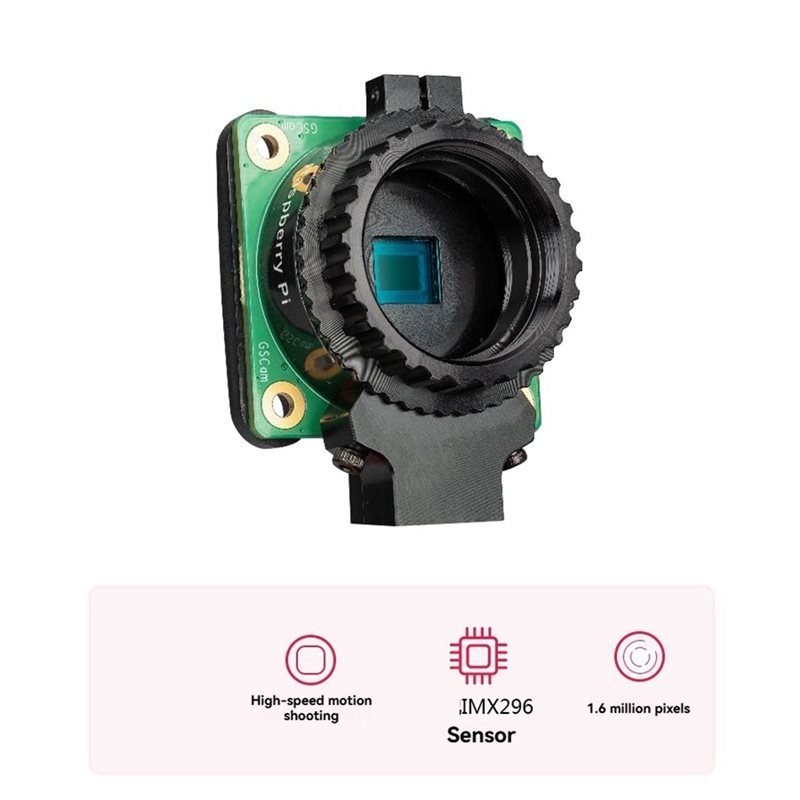وحدة كاميرا جلوبال شاتر بمستشع - مراجعة Raspberry Pi Global Shutter Camera Imx296 وسعره